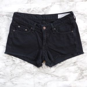 Rag & Bone | Black Denim SHort